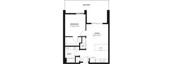 Artix Apartments C3 2D Floor Plan