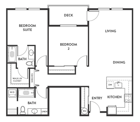 a floor plan of a home