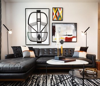 Parkside at Round Rock Apartments Model Living Room - Photo Gallery 6