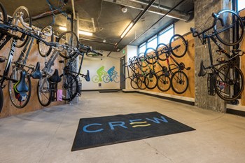 CREW Apartments Bike Room Bike Racks - Photo Gallery 8