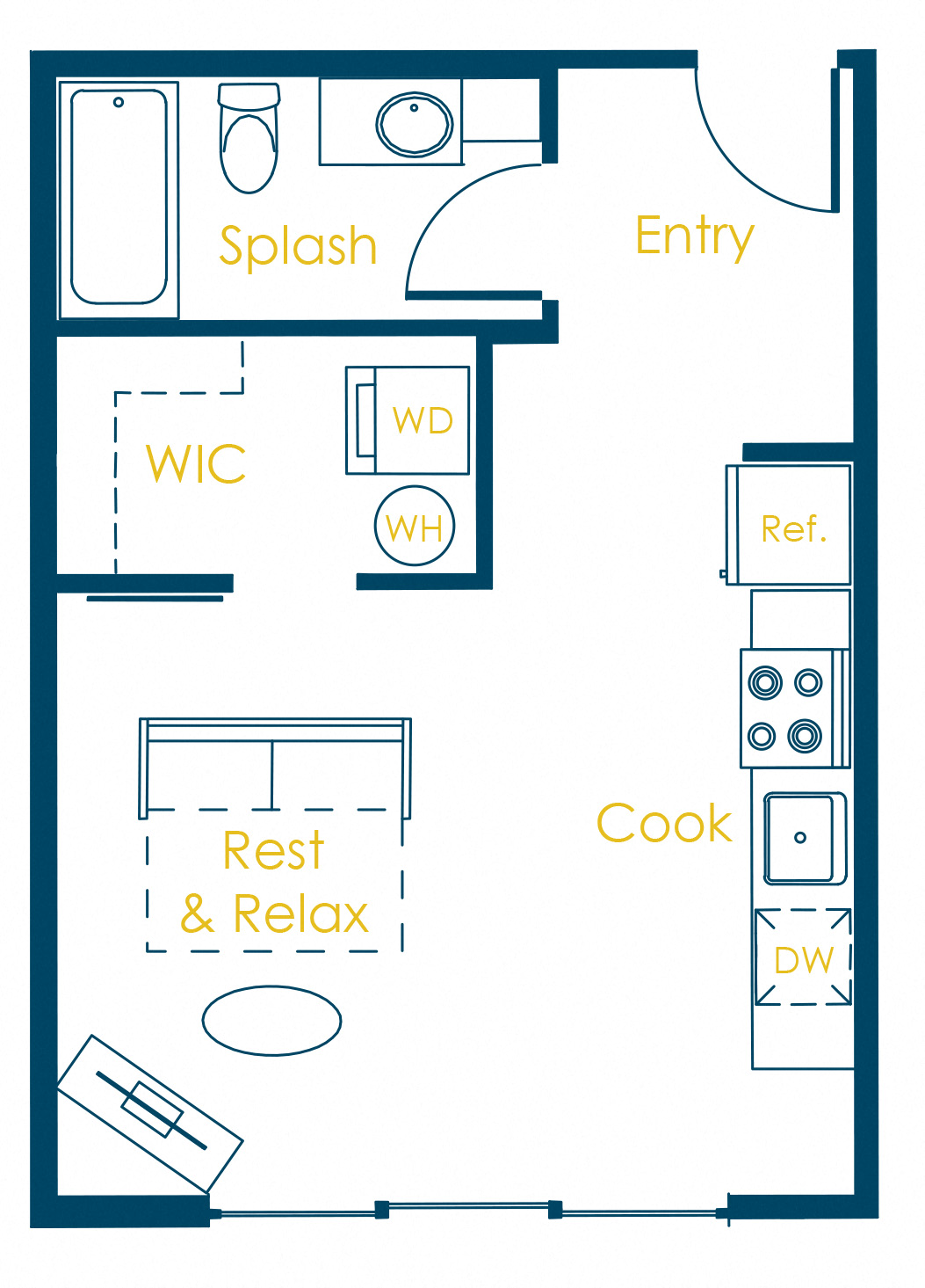 CREW Apartments Newcastle Floor Plan