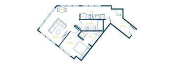 CREW Apartments Rutgers Floor Plan