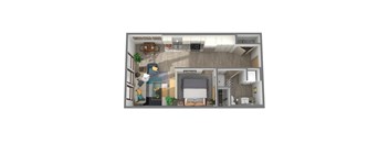 Center Steps Apartments 1x1O-23