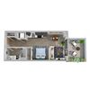 Center Steps Apartments Studio Floor Plan