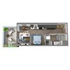 Center Steps Apartments 0x1-2 Floor Plan