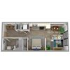 Center Steps Apartments Studio Floor Plan