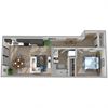 Center Steps Apartments 1x1-13 Floor Plan