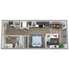 Center Steps Apartments Studio Floor Plan