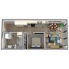 Center Steps Apartments 1x1O-17 Floor Plan