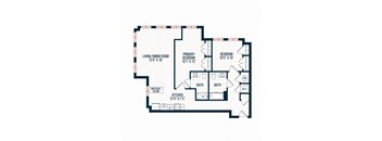 Capitol Rose Luxury Apartments in Washington, DC B2 B Floor Plan