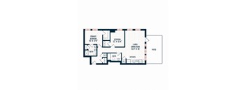Capitol Rose Luxury Apartments in Washington, DC B3 Floor Plan