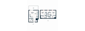 Capitol Rose Luxury Apartments in Washington, DC E3 Floor Plan