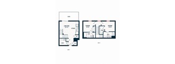 Capitol Rose Luxury Apartments in Washington, DC E3 A Floor Plan