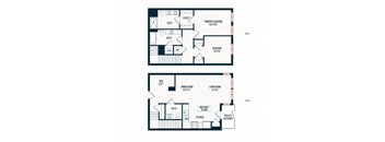 Capitol Rose Luxury Apartments in Washington, DC E4 A Floor Plan
