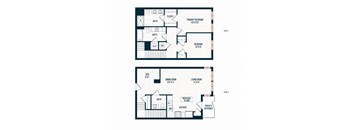 Capitol Rose Luxury Apartments in Washington, DC E4 B Floor Plan