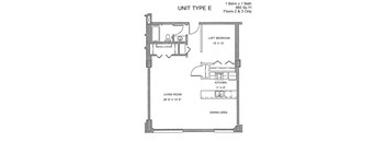 Residences at Capitol Heights Apartment 2D floor plan - Monarch