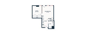 Capitol Rose Luxury Apartments in Washington, DC A11 A Floor Plan