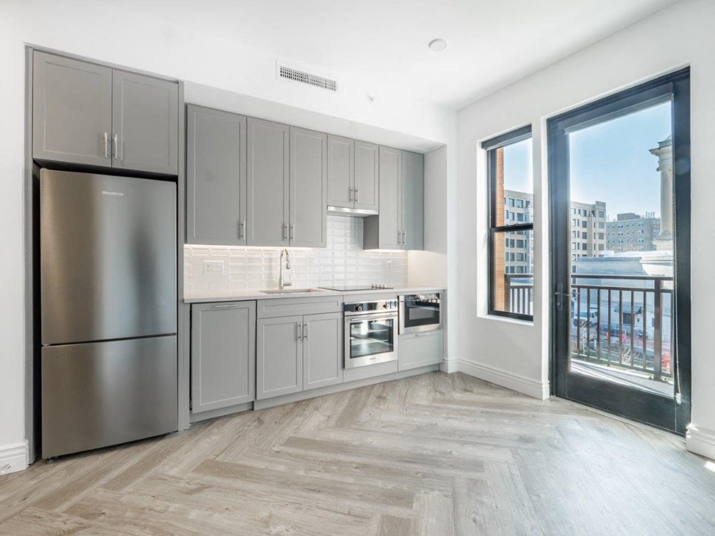 Capitol Rose Luxury Apartments in Washington, DC Kitchen with Private Patio