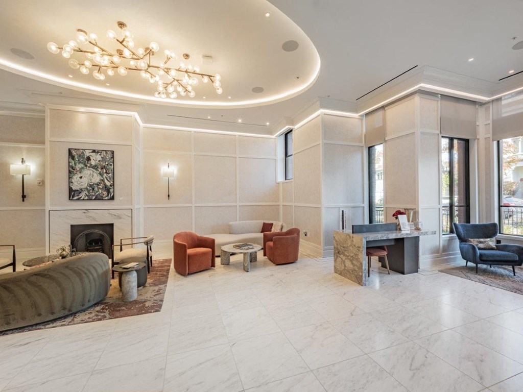 Capitol Rose Luxury Apartments in Washington, DC Clubhouse Lounge