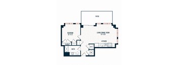 Capitol Rose Luxury Apartments in Washington, DC A10 Floor Plan