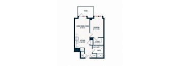 Capitol Rose Luxury Apartments in Washington, DC A17 A Floor Plan