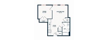 Capitol Rose Luxury Apartments in Washington, DC A19 A Floor Plan