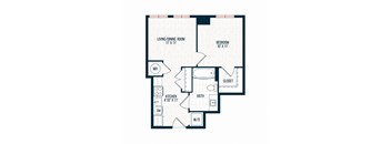 Capitol Rose Luxury Apartments in Washington, DC A22 Floor Plan