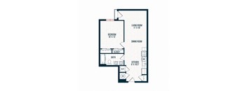 Capitol Rose Luxury Apartments in Washington, DC A5 C Floor Plan