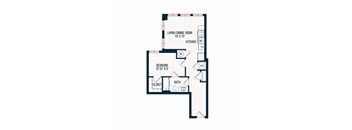 Capitol Rose Luxury Apartments in Washington, DC A7 A Floor Plan
