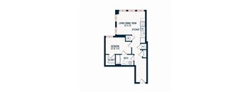 Capitol Rose Luxury Apartments in Washington, DC A7 C Floor Plan