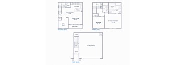 CasaLago Eastlake Apartments 2D Floor Plans L1