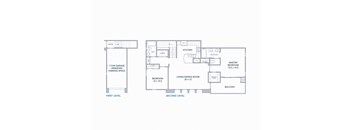 CasaLago Eastlake Apartments 2D Floor Plans T1