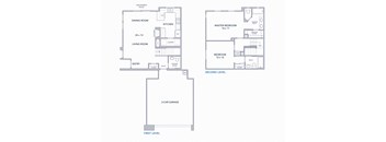CasaLago Eastlake Apartments 2D Floor Plans T2