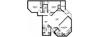 Cascadia Pointe Apartments in Everett, Washington Snoqualmie Floor Plan
