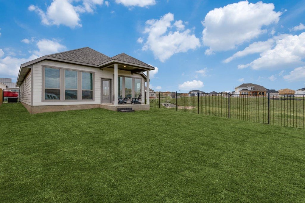 Caso Santa Rita Ranch Home Exterior and Backyard