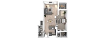 Villaggio on Yarrow Bay Apartments Cassiano Floor Plan