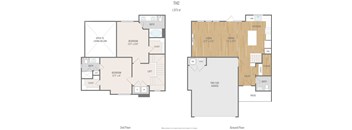 Centric One90 Apartments in Plano, Texas Townhome Floor Plan