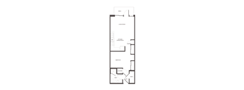 City House Apartments in Denver, Colorado Chestnut Floor Plan