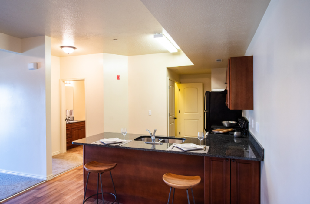SITE Layton Apartments Model Kitchen