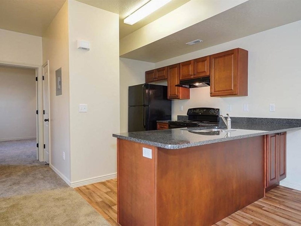 SITE Layton Apartments Model Kitchen