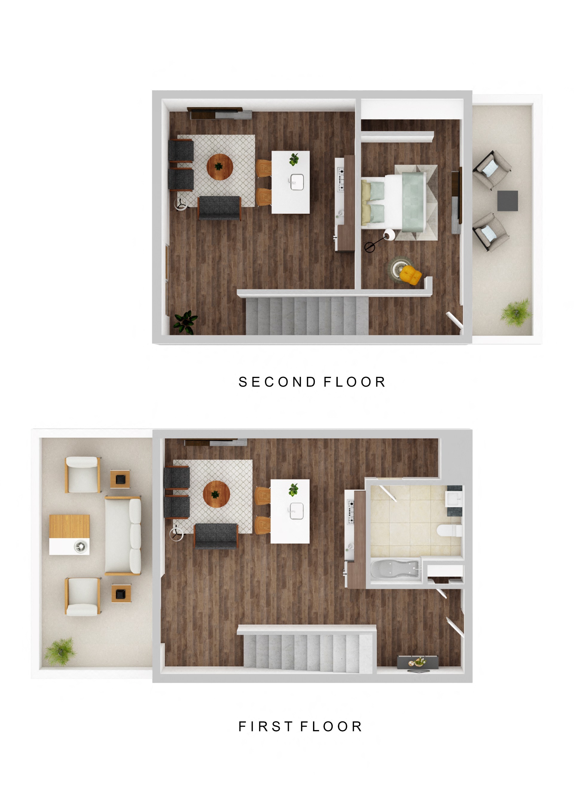 Colewood 1 Bed 1 Bath A Loft Floor Plan