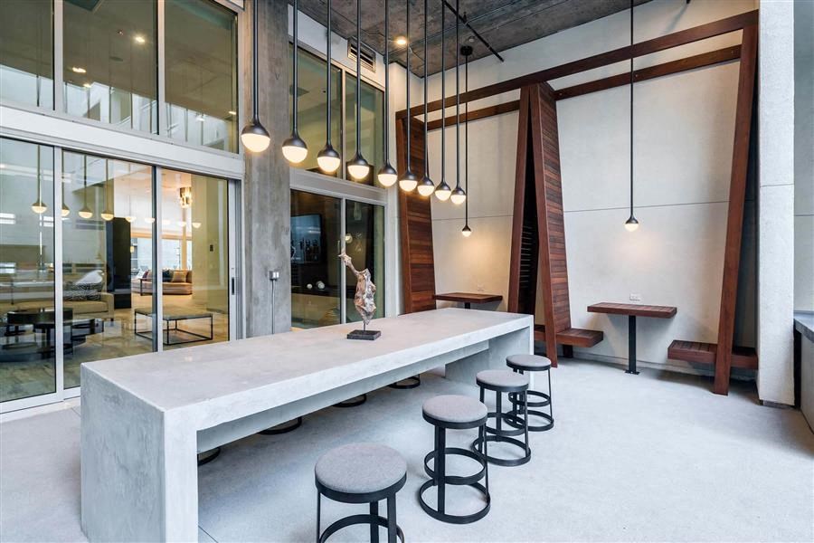 G12 Apartments Community Club House Lobby Table