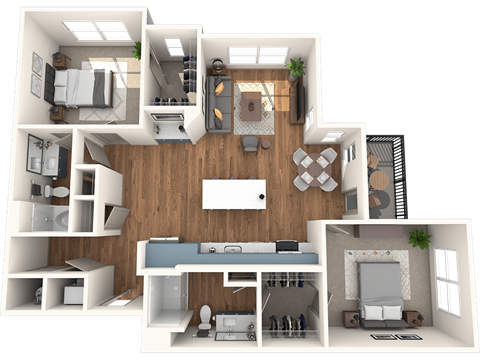 Alton Optimist Park 3D Floor Plan Conductor