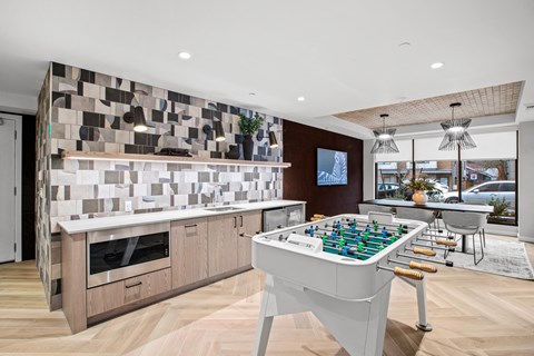 Corner 63 Apartments game room