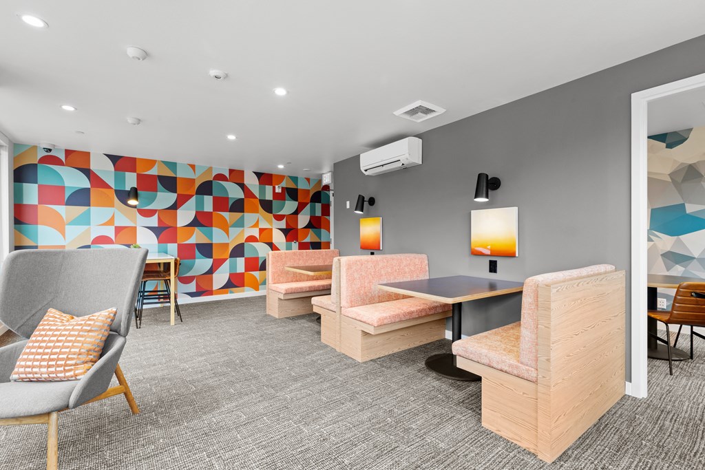 Corner 63 Apartments co-working area