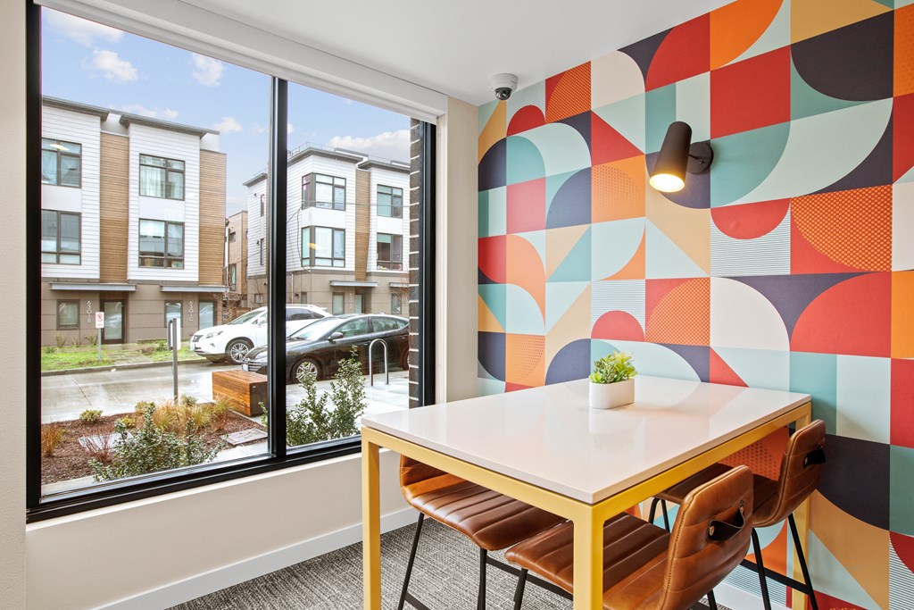 Corner 63 Apartments co-working area