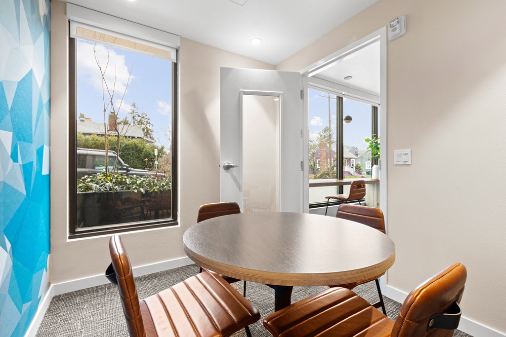 Corner 63 Apartments co-working area