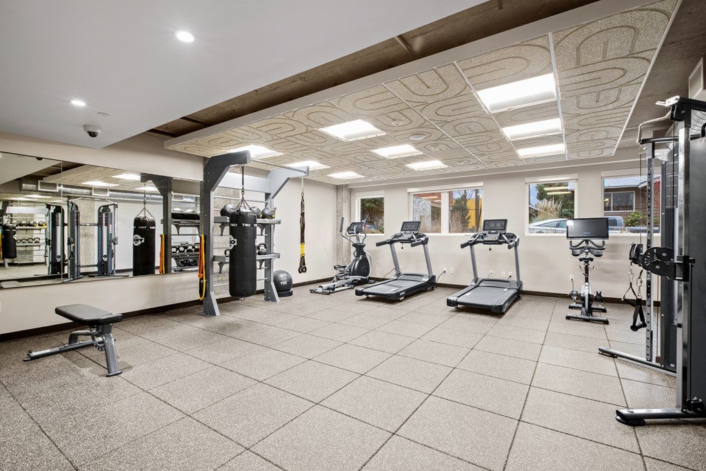 Corner 63 Apartments fitness center