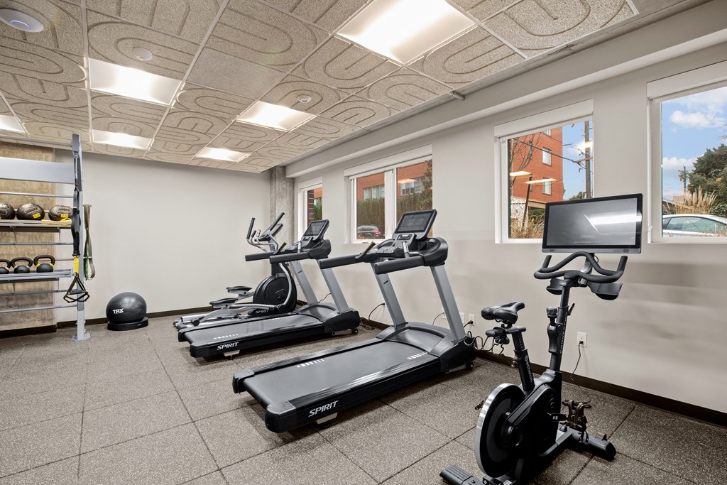 Corner 63 Apartments fitness center