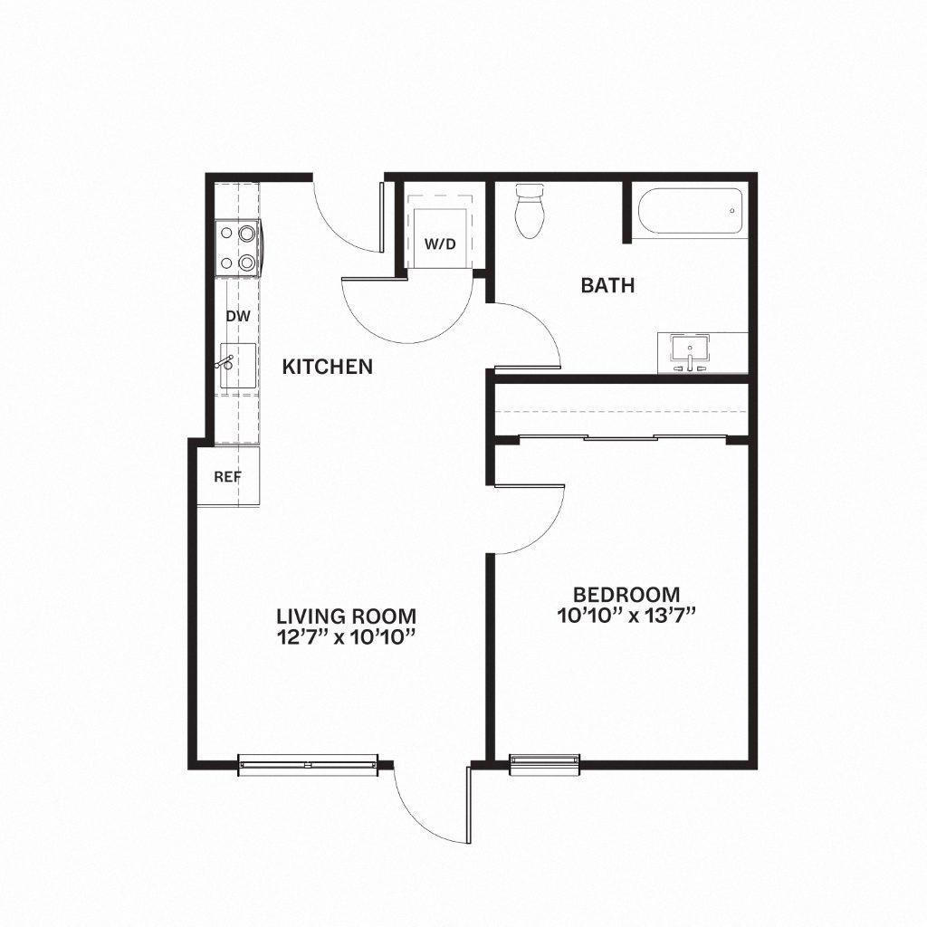 C23 Floor Plan at Corner 63, Seattle, WA 98115